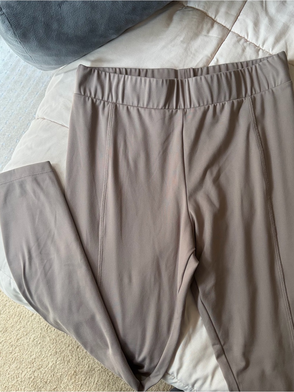 Seam-Detail Stretch Joggers / Leggings